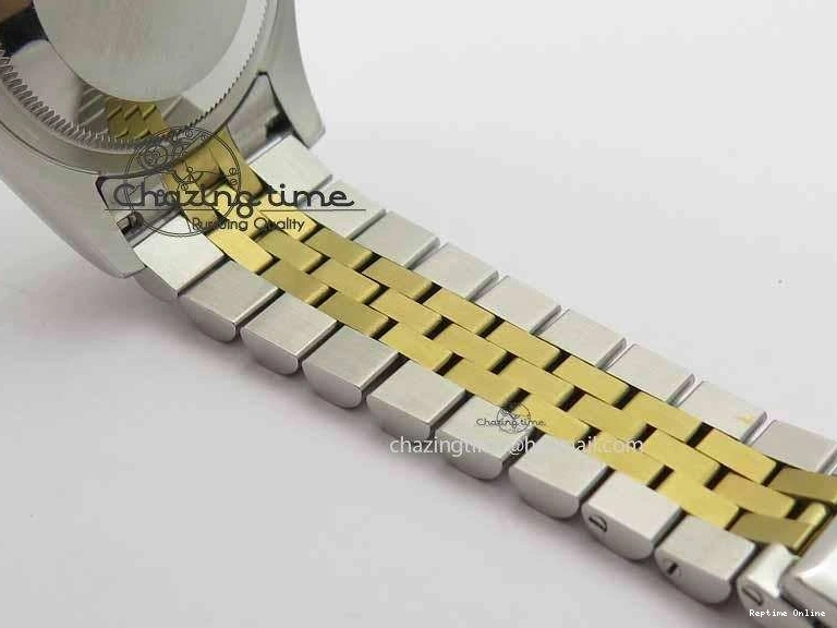 0521 DateJust 116234 SS YG BP Best Edition Gray Dial Diam Markers On SS YG Bracelet SA ZipUp 3745